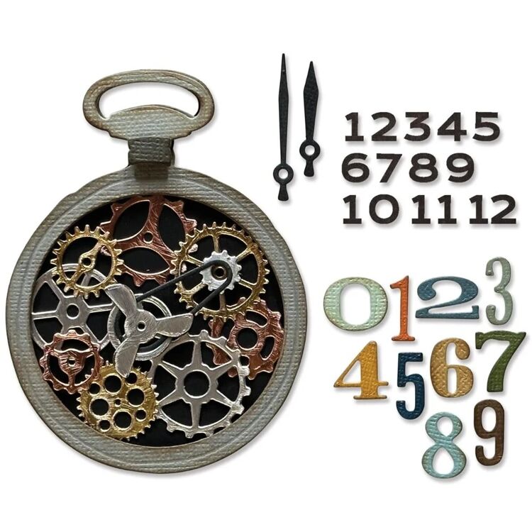 Sizzix - Thinlits Die Set by Tim Holtz - Vault Watch Gears