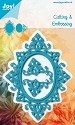 Noor! Design - Blauwe mal - Ovale mal sierlijk