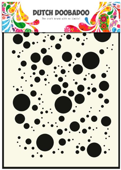 Dutch Doobadoo - Dutch Mask Art A5 - Bubbles